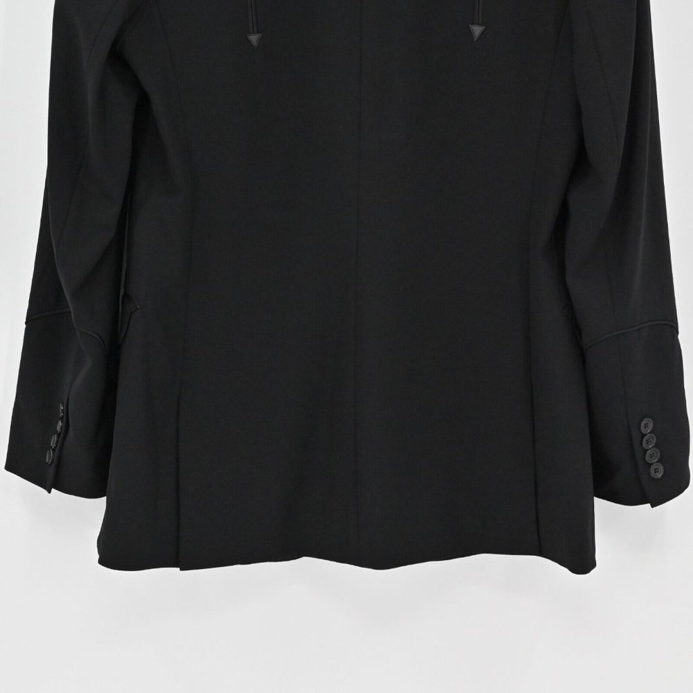 NEW RALPH LAUREN Purple Label Womens Black Wool Blazer Jacket Size 14 MSRP $2690 - Picture 7 of 10